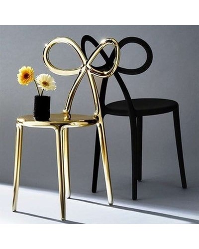 Ribbon Chair Metal Finish x2