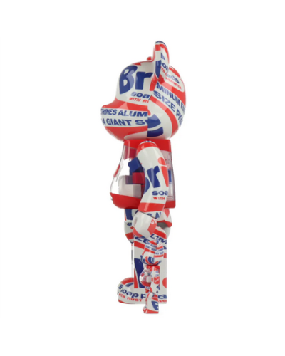 Bearbrick Brillo par Andy Warhol 400% + 100%